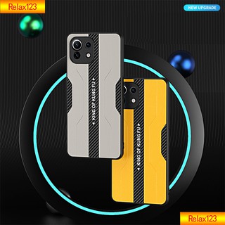 เคสโทรศัพท์คาร์บอนไฟเบอร์แบบนิ่มกันลื่นลายมังกรสําหรับ Xiaomi Mi 11 Lite NE Poco F2 F3 X3 M3 Nfc Pro Redmi Note 9 9S 9T 10 10S Pro 4G 5G