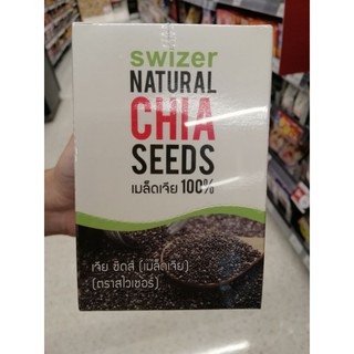 Swizer Chia​ Seeds เมล็ดเจีย​ 100% เจียซีดส์​ ตราสไวเซอร์​ ขนาด​ 150​ กรัม