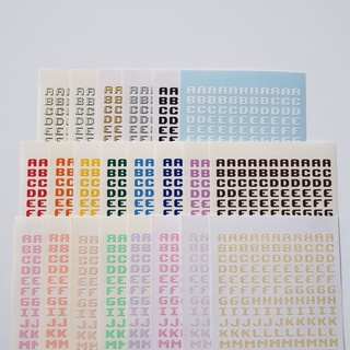 ⟡ พร้อมส่ง ⟡ Polticker - PIXEL ◡̈  ABC Sticker Alphabet สติ๊กเกอร์ตัวอักษร