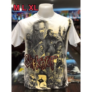 เสื้อวง Slipknot แขนสั้น ผ้าคอตตอน100 %