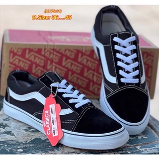 รองเท้าผ้าใบ Vans Old Skool - Black White