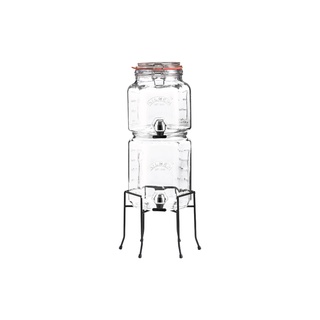 โหลแก้ว ชุดโหลแก้ว โหลแก้วมีก็อก Stackable Jar Set with Dispensing Taps and Stand ชุดโหลแก้วมีก็อก 2 ใบ พร้อมขาตั้ง