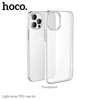 Hoco เคสสีใส สีชา สำหรับไอโฟนทุกรุ่น i15,i15pro max,i13,i13 pro max,i12,i12pro max,i11,11pro max,SE,X,XR,Xs max,7p,8p