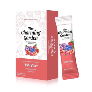 เจลลี่ไฟเบอร์  Jelly Fiber The Charming Garden Jelly Fiber บรรจุ 5 ซอง (1 กล่อง)