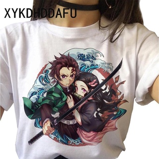 Demon Slayer T เสื้อผู้หญิง 2022 Graphic Hot Street T เสื้อผู้หญิง Anime T Shirt