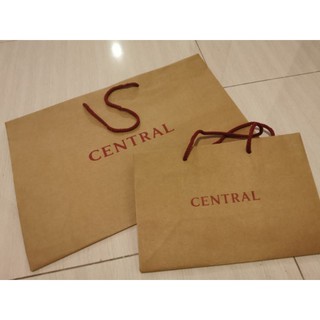 Central S M L XL XXL ถุงกระดาษ