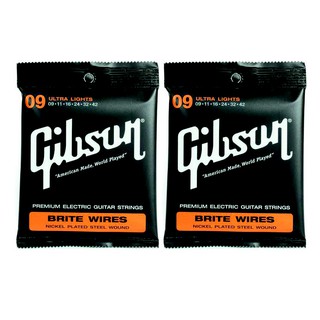 Gibson สายกีตาร์ไฟฟ้า ULTRA LIGHTS G09-42 (2set)