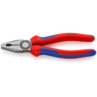 Knipex คีมปากจิ้งจกด้ามหนา ขนาด 7 นิ้ว รุ่น 0302180