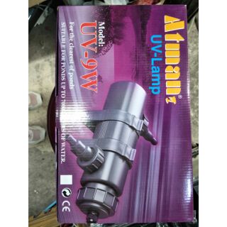 ชุดหลอด UV  9W ATMAN แบบน้ำผ่าน