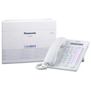 ตู้สาขาโทรศัพท์ PANASONIC KX-TES824BX พร้อมโทรศัพท์คีย์รุ่น KX-AT7730X (ของแท้) รับประกัน1ปี KX-TES824