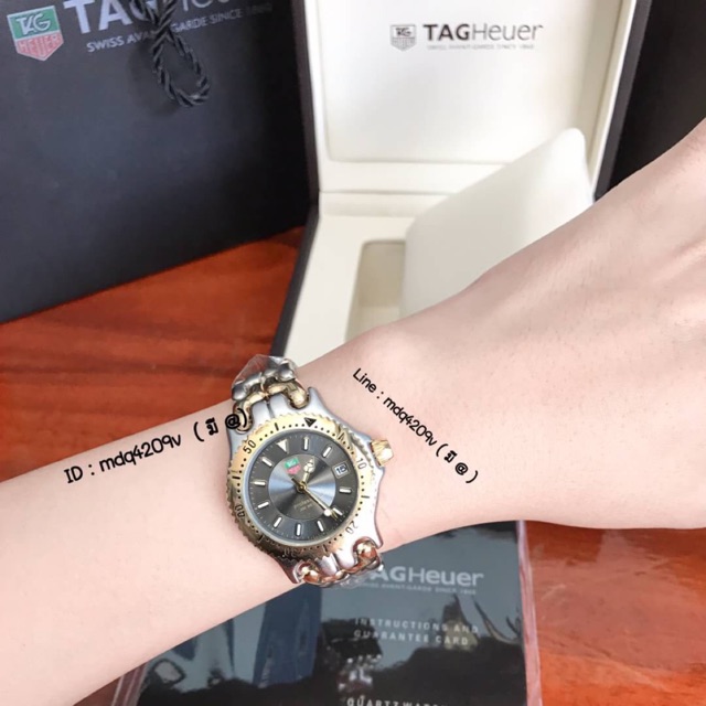 TAG HEUER ก้างปลา Size 35mm มีวันที่ใช้งานได้จริง