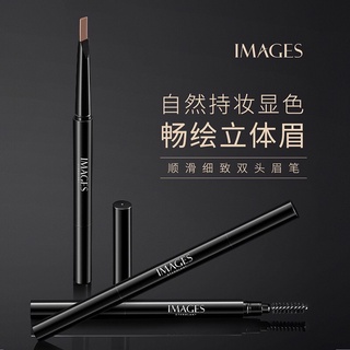 ดินสอเขียนคิ้ว Eye Brow Pencil 2 หัวมีแปรงปัด ใช้ดีมากๆคิ้วสวยดูเป็นธรรมชาติ มีให้เลือก 2 เฉดสีค่ะ