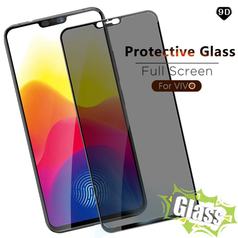 กระจกนิรภัยความเป็นส่วนตัวสําหรับ VIVO Y81 Y81S Y83 Y85 Y85A Y89 คลุมทั้งหมดฟิล์มป้องกันหน้าจอโทรศัพ