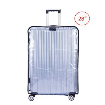 TravelGear24 พลาสติกใสคลุมกระเป๋าเดินทาง 28 นิ้ว กันเปื้อนกันริ้วรอยและกันน้ำ PV