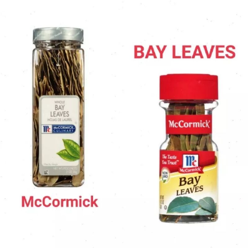 McCormick แม็คคอร์มิค Bay Leaves เบย์ลีฟ ใบกระวาน ขนาด 56และ3 กรัม