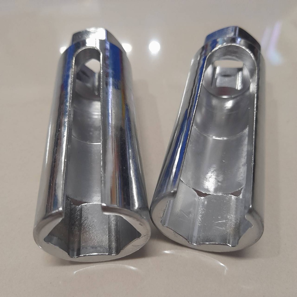 เบอรื 22 ลูกบล็อกถอดออกซิเจนเซ็นเซอร์ O2 sensor ลูกบล็อกถอดออกซิเจน เซ็นเซอร์ สีเงิน 1/2 สีดำ 3/8 - รูปที่ 5