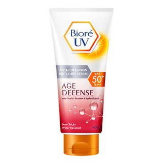 ﻿Biore UV Anti-Pollution Body Care Serum Age Defense SPF50+ PA+++ 150ml.