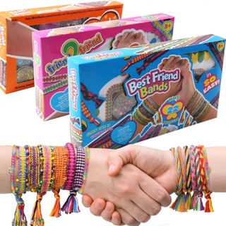 สต๊อกไทย 🌼ชุดถักสร้อยข้อมือเชือกและลูกปัด ของเล่น DIY ของเล่…