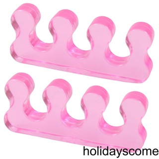 [HCLM] 2pcs Toe Separators Elastic Toe Correctors Sport Nail Stretchers for Squeezing Overlap