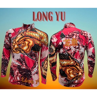 เสื้อตกปลา JK Thailand เสื้อกันยูวี ลาย LONG YU ป้องกันรังสี UV 80% แห้งเร็ว