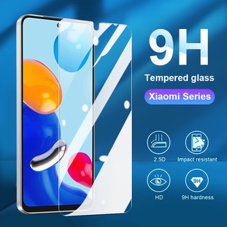 กระจกนิรภัยกันรอยหน้าจอ สําหรับ Xiaomi Mi Redmi Note 7 8 9 10 11 12 12S 11S 10S 9S 9A 9C 10C Poco F4 F3 M5 M4 M3 X3 X4 X5 Pro 12T 11T 9T 10T 11 12 Lite