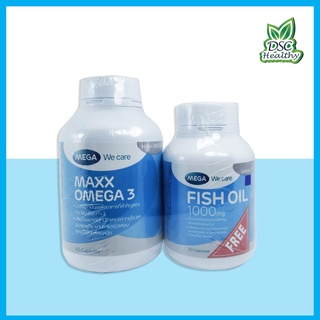 MEGA We Care Maxx Omega 3 Set 60s + Fish Oil 30s