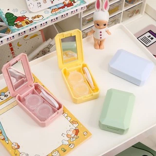 MUSI.HOME【ราคาถูก】ตลับคอนแทคเลนส์ พาสเทล กล่องคอนแทคเลนส์ น่ารัก ที่ใส่คอนแทคเลนส์ คอนแทคเลนส์ สายตา EYE10