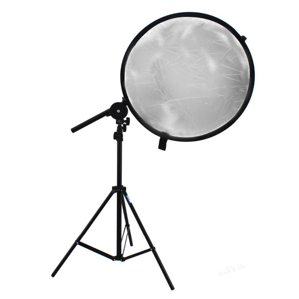 30/60/80/110cm แผ่นรีเฟล็กซ์ สะท้อนแสง 2in1/Reflector ฟรีถุงพกพา Multi Functional Collapsible Light Reflector