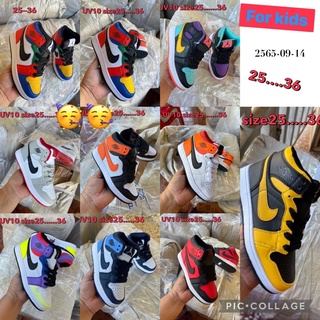 New 🥳🥳รองเท้าผ้าใบของเด็กคอยาวมาใหม่มีหลายสีให้เลือกมีsize25….30🥳🥳🥳👟