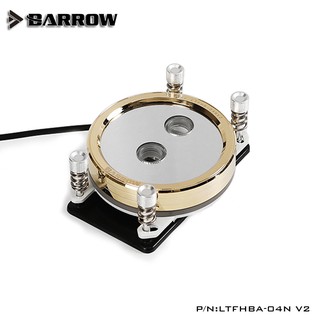 Barrow real Gold limited edition CPU water block for AMD AM4 platform White (ผิวเคลือบชุบเคลือบทอง 24K จัดส่งในไทย)