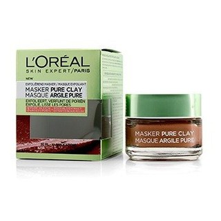 LOREAL Skin Expert Pure Clay Mask - Exfoliate &amp; Refine Pores Size: 50ml/1.7oz