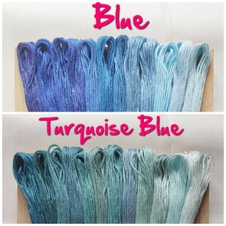 ไหมปักผ้าจัดชุดโทนสี 1ชุด12สี สินค้ามีพร้อมส่ง