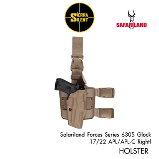 Safariland Forces Series 6385 Glock 17/22 Right Hand with Leg Panel