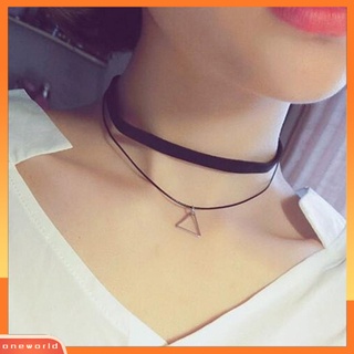 Women 2 Layers Clavicle สร้อยคอจี้