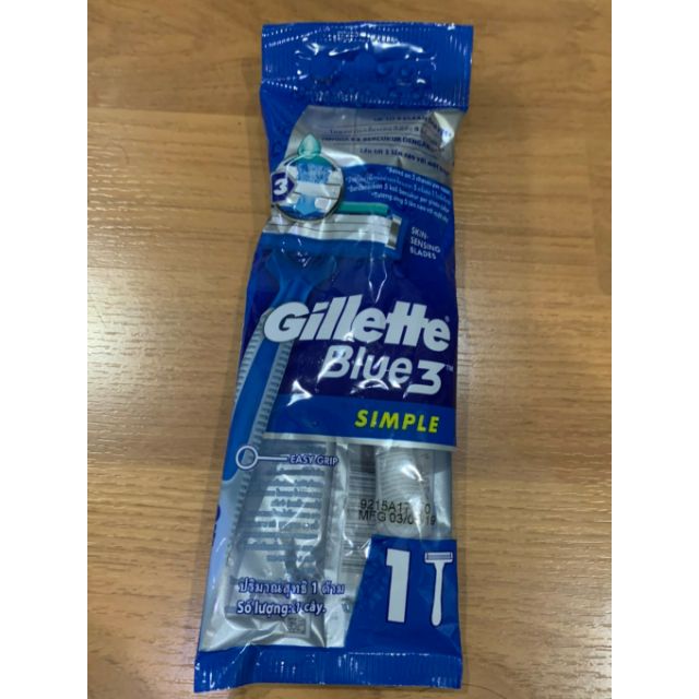 มีดโกนหนวด Gillette Blue 3