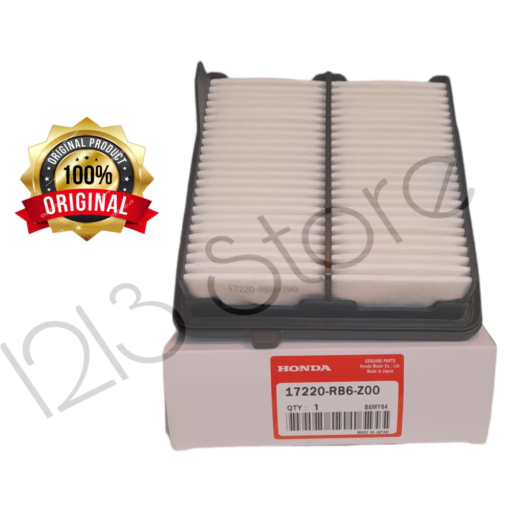 17220-RB6-003 ENGINE AIR FILTER HONDA CITY/JAZZ TMO (2008-2013) (17220-RB6-003)