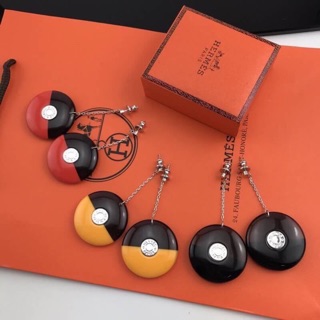 ต่างหู HERMES HORN EARRINGS เครื่องประดับ ต่างหู ตุ้มหู แอร์เมส ใหม่ล่าสุด 2018