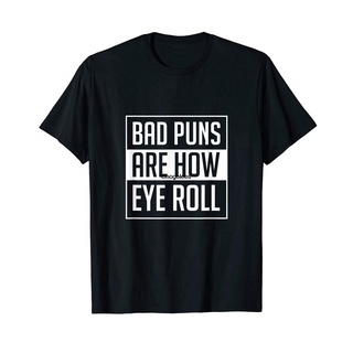 เสื้อยืด พิมพ์ลาย Dad Joke Bad Puns Are How Eye Roll สําหรับผู้ชาย