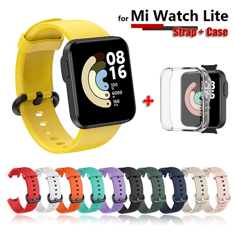สายนาฬิกาข้อมือซิลิโคน แบบเปลี่ยน สําหรับ Mi Watch Lite Xiaomi Mi Watch Lite
