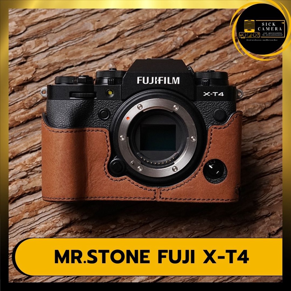 (สินค้าพร้อมส่ง) Mr Stone เคสกล้อง Fuji X-T4 XT-4 XT4 เคสหนังวัวแท้ พรีเมียม โซนี่ ( Fuji x-t4 / xt4