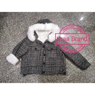 (พร้อมส่ง) Coat Winter เสื้อโค้ท เสื้อโค้ทแต่งขนเฟอร์ เสื้อกันหนาว บุขนด้านใน ขนเฟอร์ ถอดได้ มีฮู้ด (Scott)