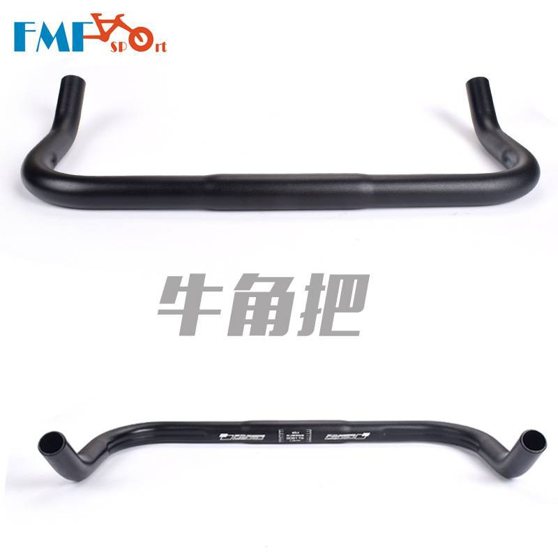 แฮนด์บลูฮอน แฮนด์จักรยาน ขนาด 25.4 / 370MM สีดำ  (บรรจุ 1 ชิ้น)