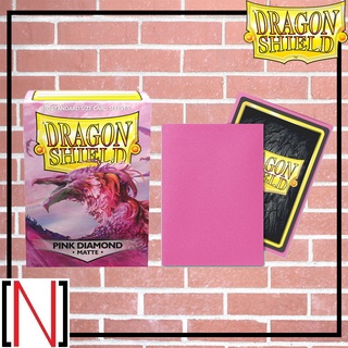 [Sleeve][ซองใส่การ์ด] DragonShield - Matte Pink Diamond 100ใบ [MTG][Pokemon][Dragon shield]