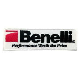 ตัวรีดติดเสื้อ Benelli หมวก กระเป๋า แจ๊คเก็ตยีนส์ Hipster Embroidered Iron on Patch  DIY