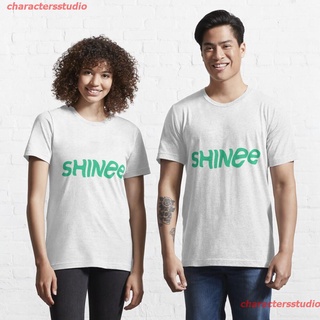 New SHINee Essential T-Shirt ดพิมพ์ลาย ดผ้าเด้ง คอกลม cotton ความนิยม sale Unisex