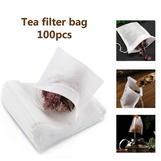 ถุงใส่ใบชา ถุงกระดาษกรอง ถุงกรองชาสมุนไพร100 ซอง กระดาษกรองชา ถุงชา tea bag manzoku111