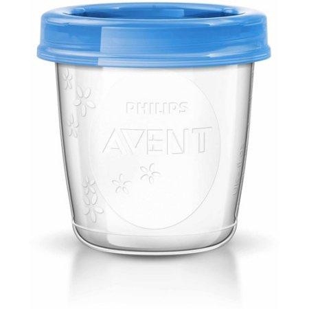 🎀AiiZ🎀 ถ้วยเก็บน้ำนม Philips AVENT 6 Ounce Breast Milk Storage Starter 1ถ้วย