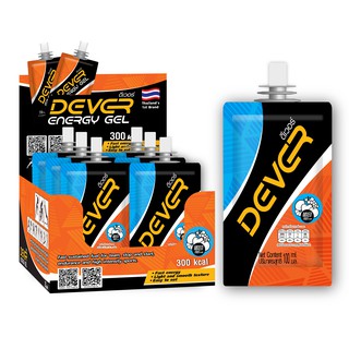 DEVER gel (vital energy) เกลือแร่ สำหรับนักวิ่ง เยลลี่วิ่ง เยลลี่ให้พลังงาน เจลให้พลังงาน > 100 ML ผลไม้รวม 6 ซอง