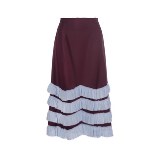 [ส่งฟรี] Senada SS2018 Ruffle Midi Skirt