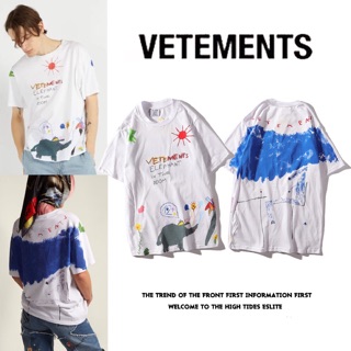 Vetementsเสื้อยืดพร้อมส่งทันที🌹🔥